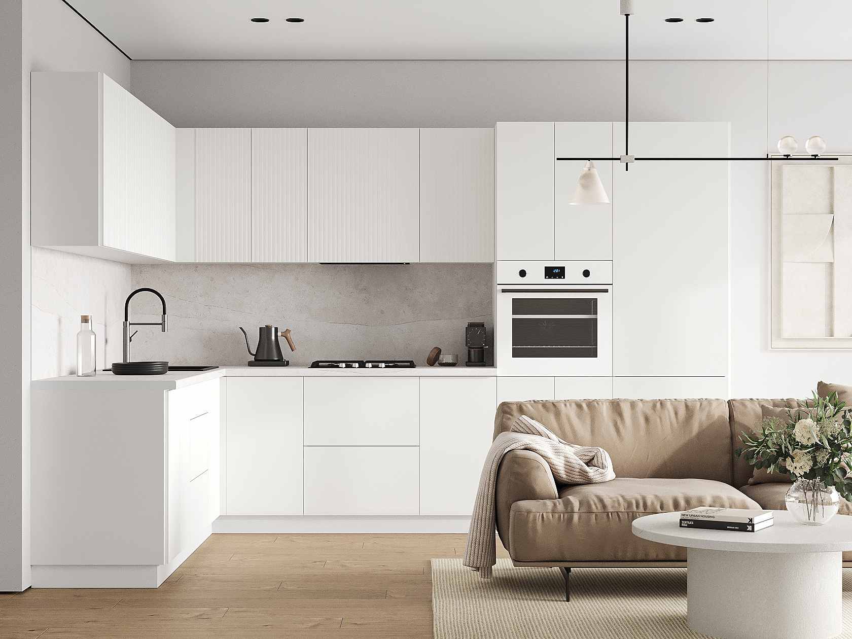 Кухонный гарнитур Комби Кухонный гарнитур угловой 320х220 см Комби 320х220 см фото 1