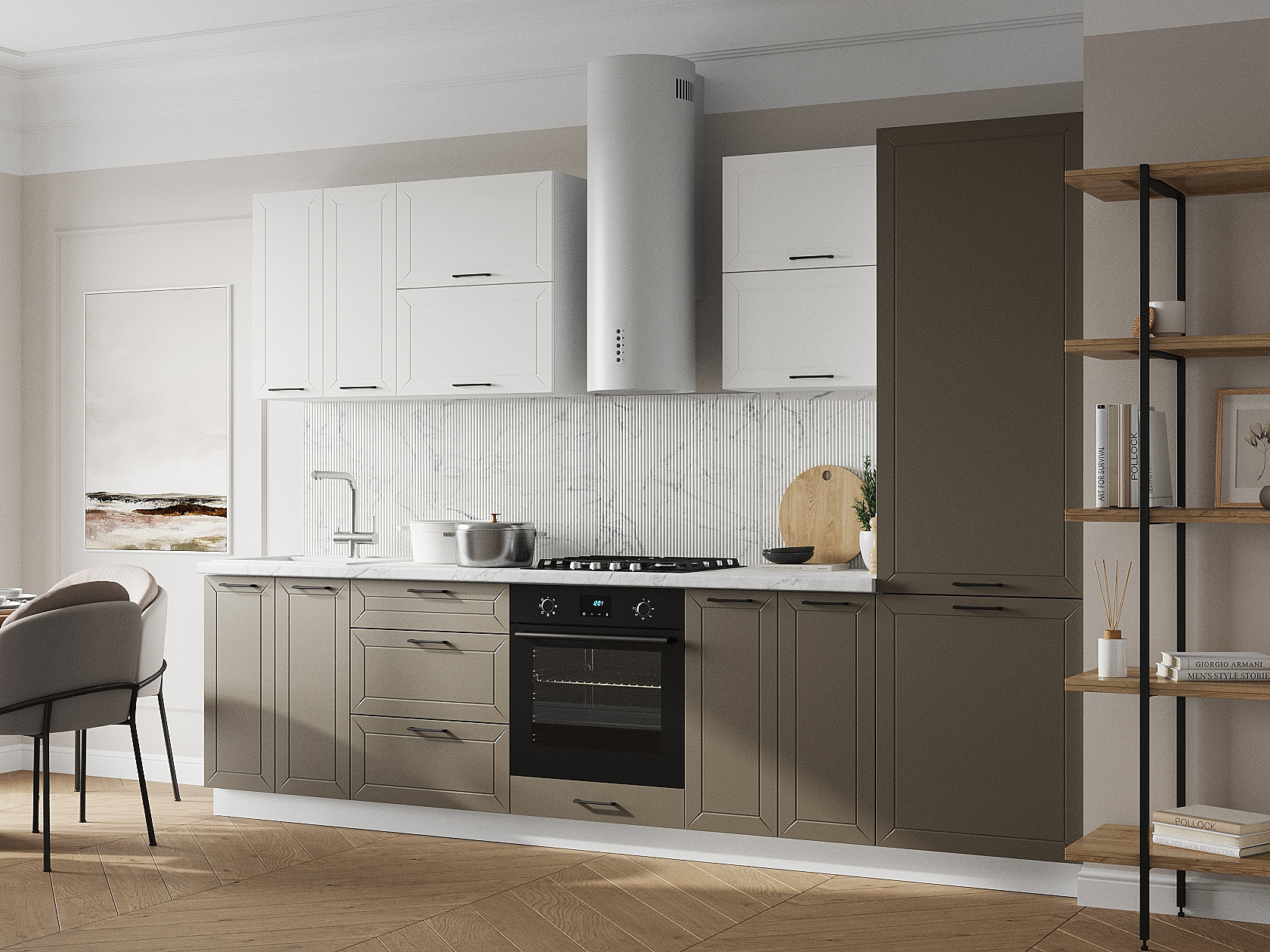 Кухонный гарнитур Вектор Кухонный гарнитур прямой 300 см Вектор 300 см фото 1