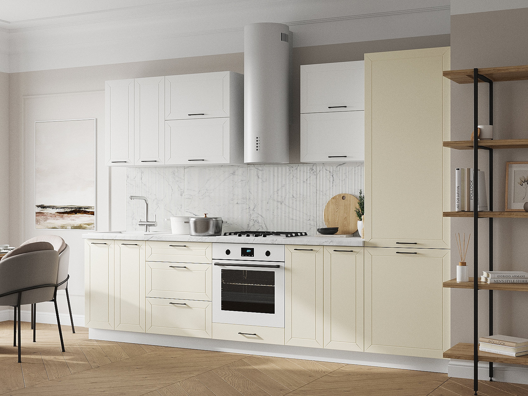 Кухонный гарнитур Вектор Кухонный гарнитур прямой 300 см Вектор 300 см фото 1