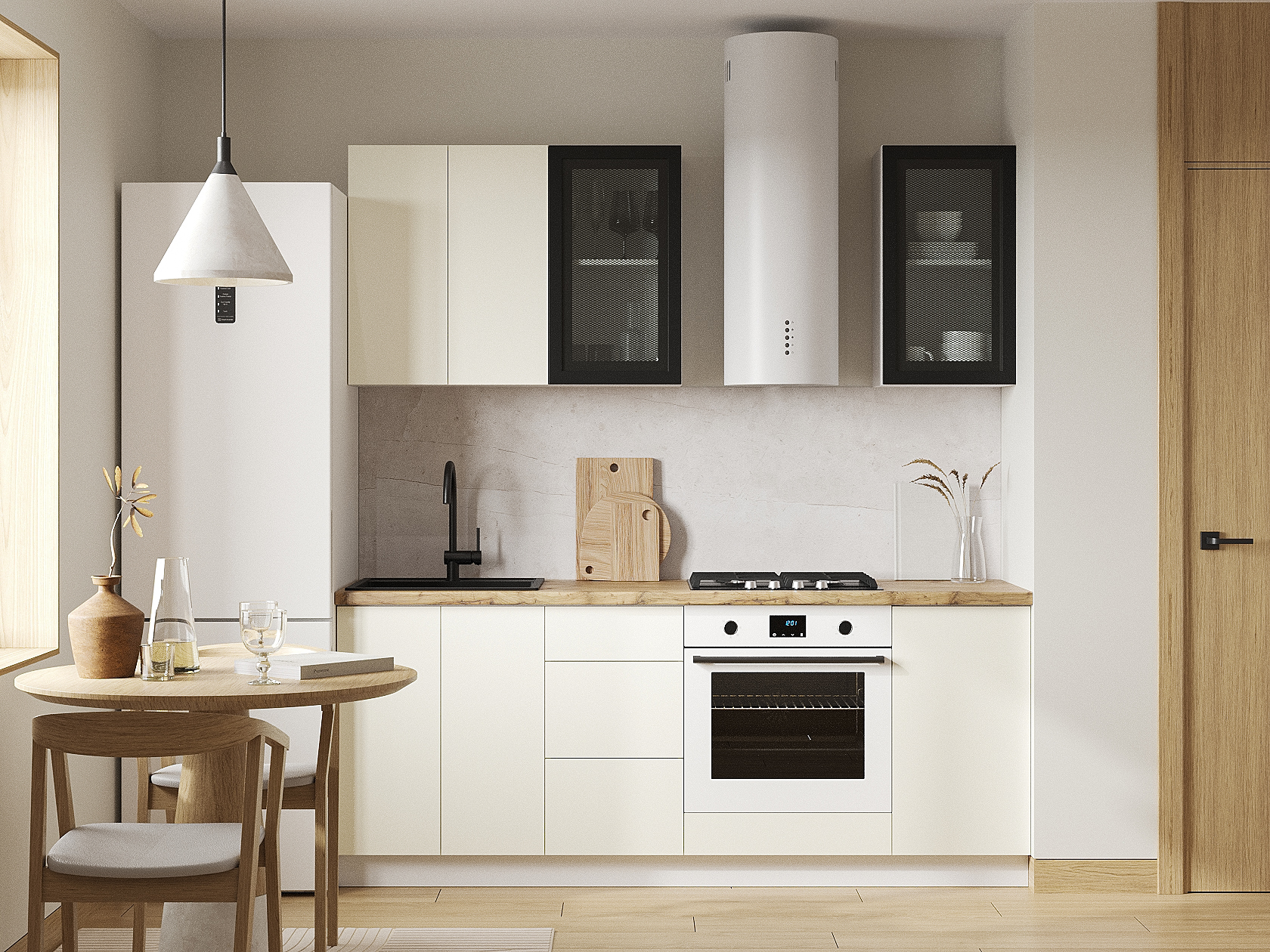 Кухонный гарнитур Модерн Кухонный гарнитур прямой 200 см Модерн 200 см фото 1