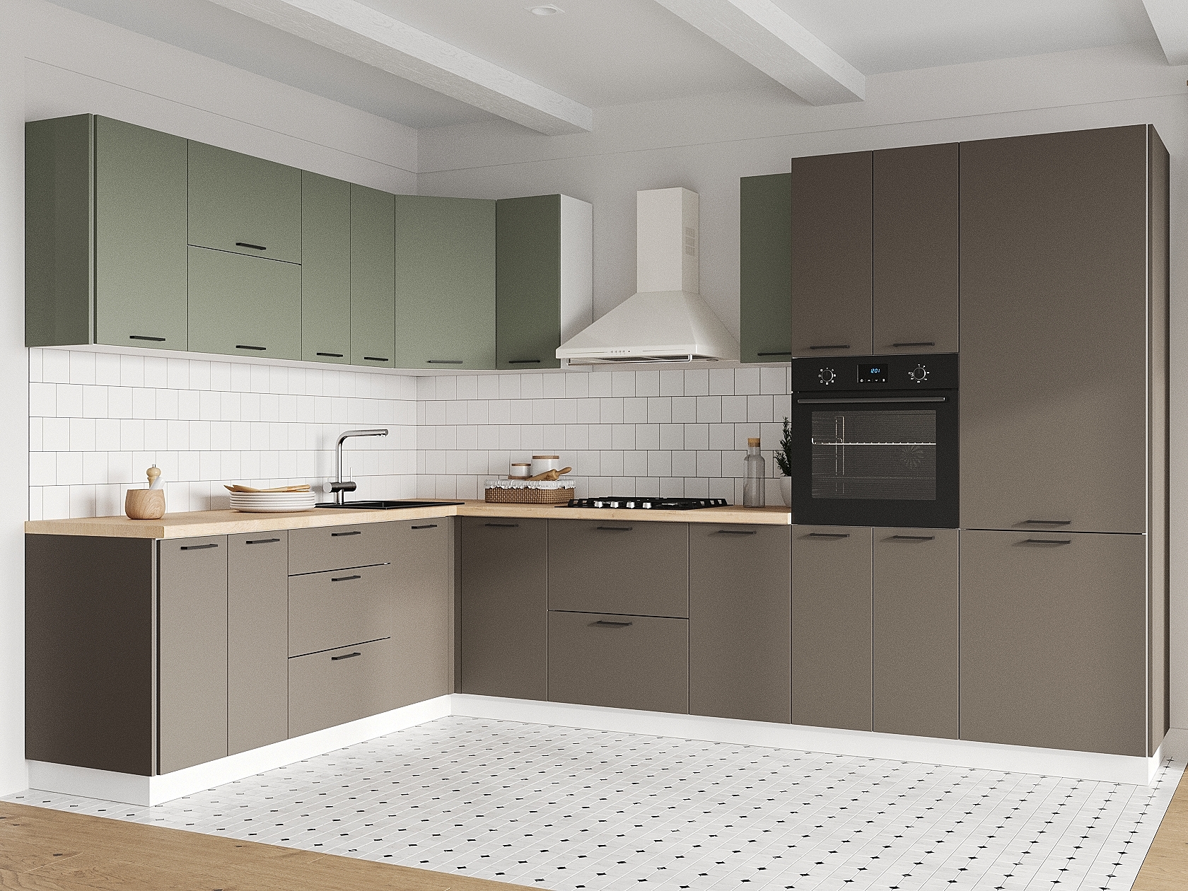 Кухонный гарнитур Аурелио Кухонный гарнитур угловой 320х220 см Аурелио 320х220 см фото 1