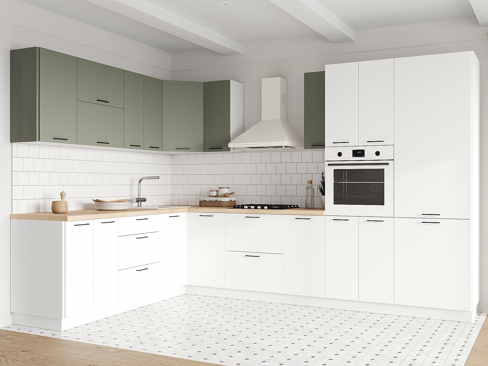 Кухонный гарнитур Аурелио Кухонный гарнитур угловой 320х220 см Аурелио 320х220 см фото 1