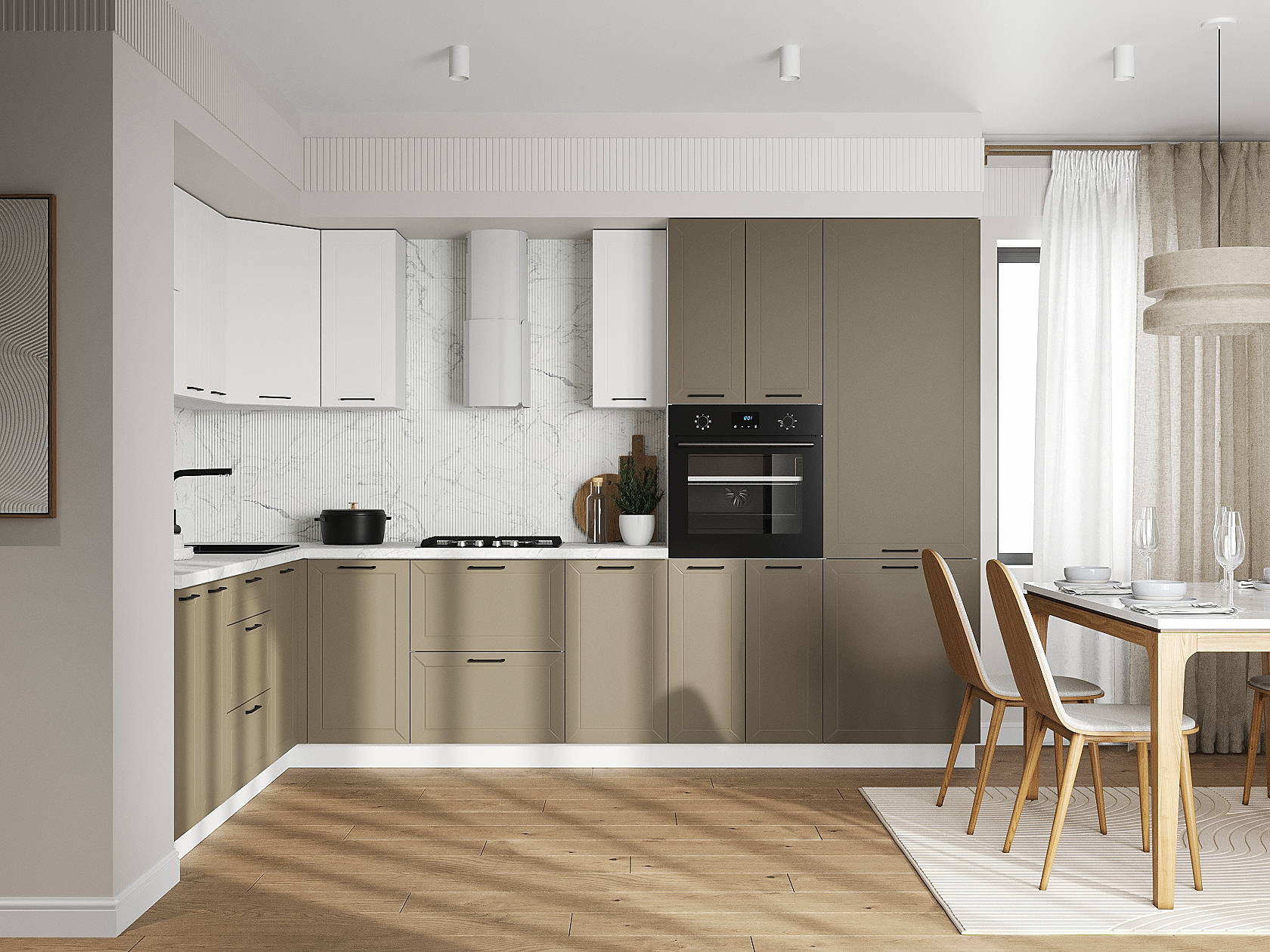 Кухонный гарнитур Вектор Кухонный гарнитур угловой 320х220 см Вектор 320х220 см фото 1