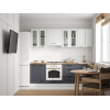 Кухонный гарнитур Грейвуд Кухонный гарнитур прямой со шкафом под вытяжку 240 см Грейвуд 240 см фото 1
