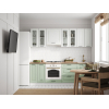 Кухонный гарнитур Грейвуд Кухонный гарнитур прямой со шкафом под вытяжку 240 см Грейвуд 240 см фото 1