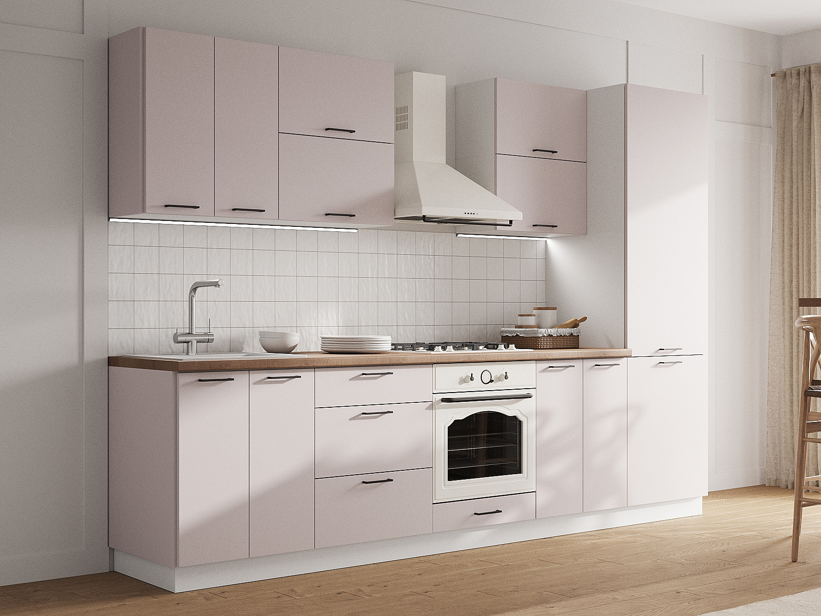 Кухонный гарнитур Аурелио Кухонный гарнитур прямой 300 см Аурелио 300 см фото 1