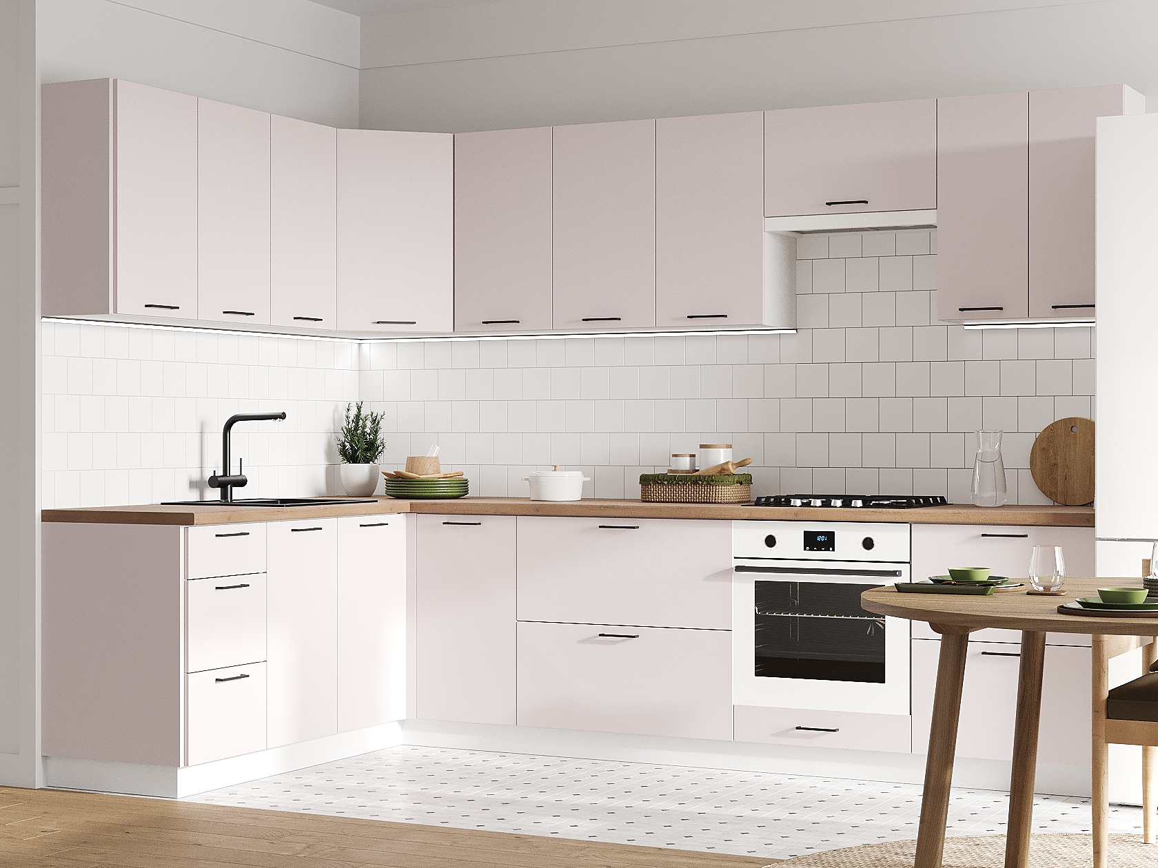 Кухонный гарнитур Аурелио Кухонный гарнитур угловой 300х180 см Аурелио 300х180 см фото 1