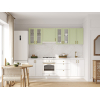 Кухонный гарнитур Прованс Кухонный гарнитур прямой со стеклом 240 см Прованс 240 см фото 10
