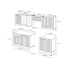 Кухонный гарнитур Кухня Хозяюшка 2,6 м Хозяюшка 260 см фото 23