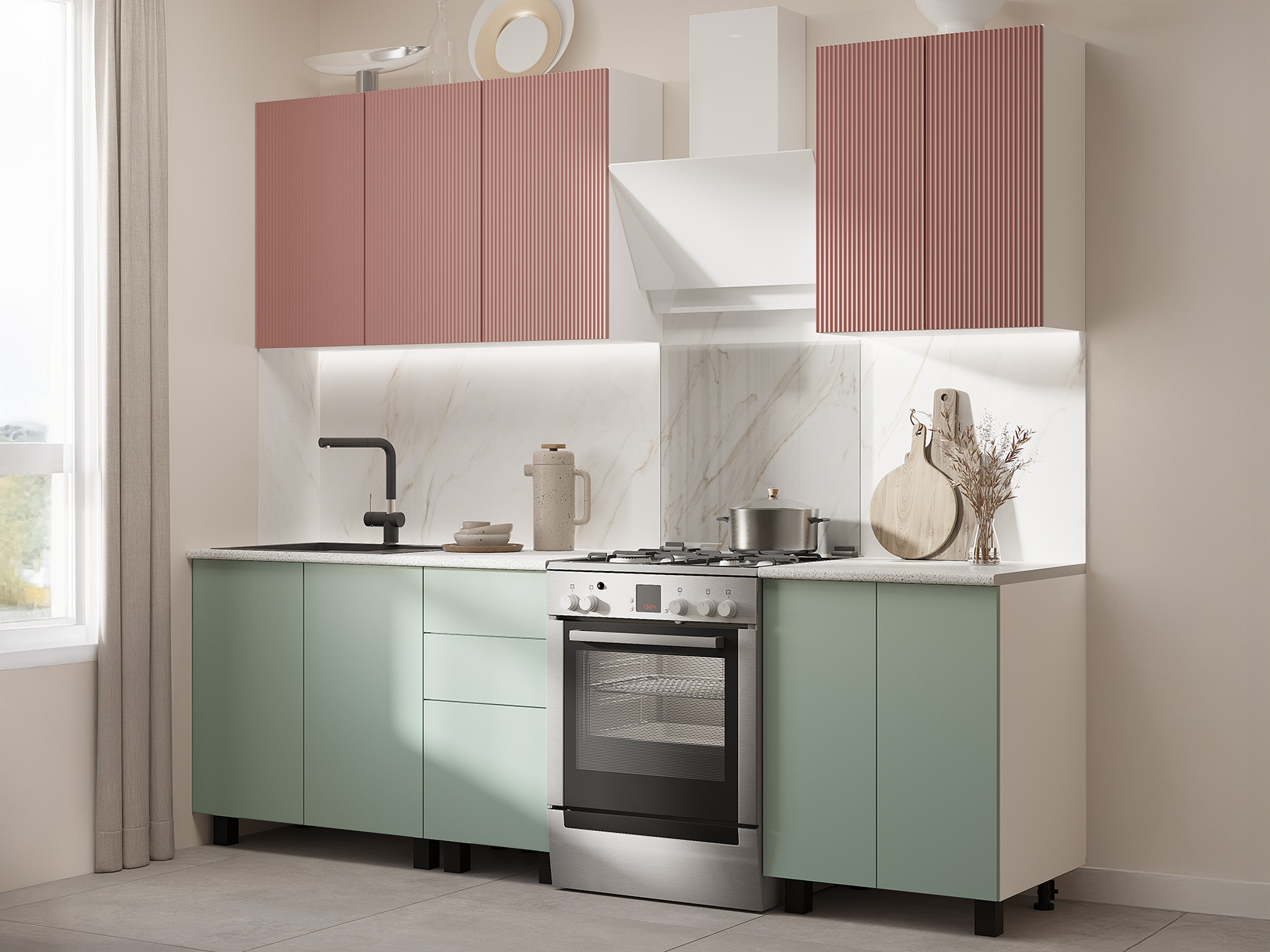 Кухонный гарнитур Шарли Кухонный гарнитур прямой 180 см Шарли 180 см фото 5