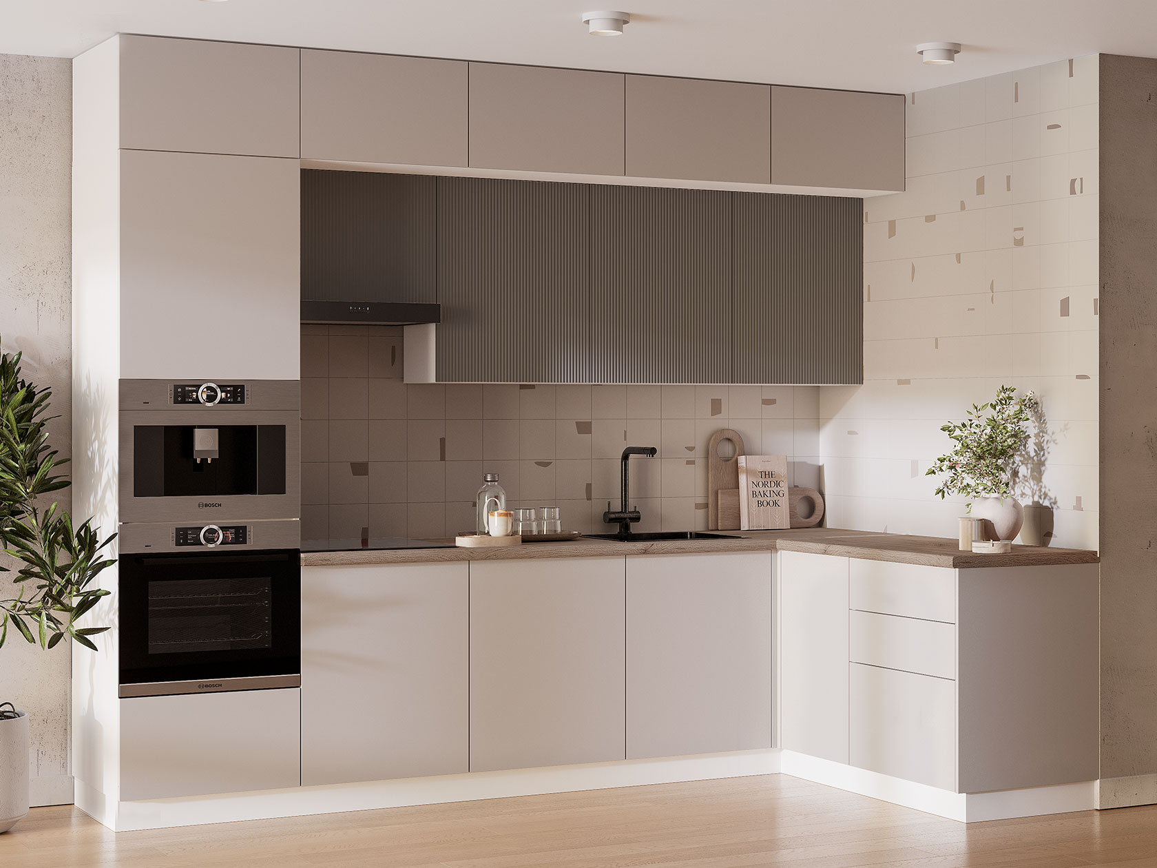 Кухонный гарнитур Шарли Кухонный гарнитур угловой 300х165 см Шарли 300х165 см фото 2