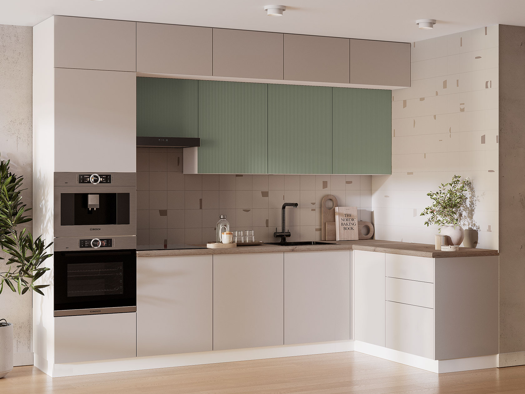 Кухонный гарнитур Шарли Кухонный гарнитур угловой 300х165 см Шарли 300х165 см фото 4