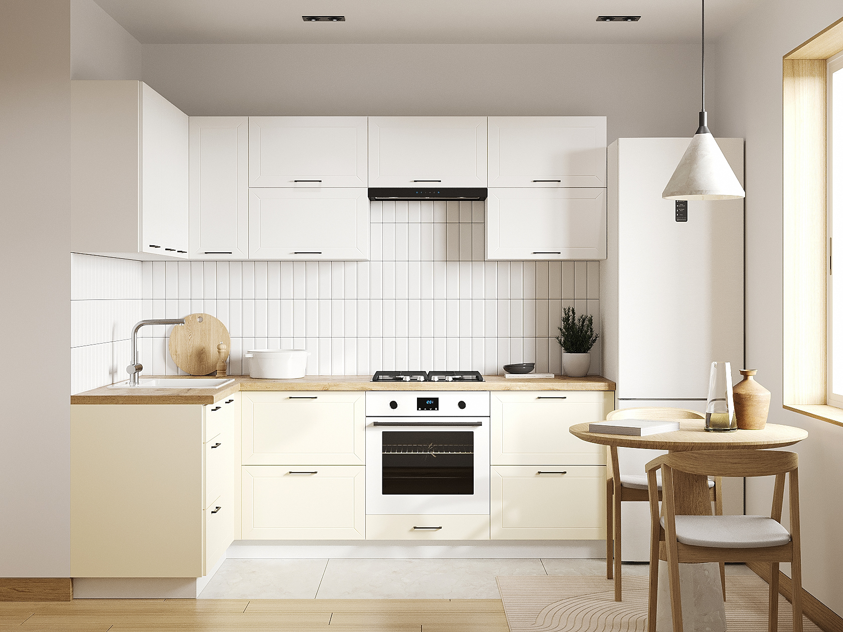 Кухонный гарнитур Вектор Кухонный гарнитур угловой 240х140 см Вектор 240х140 см фото 1