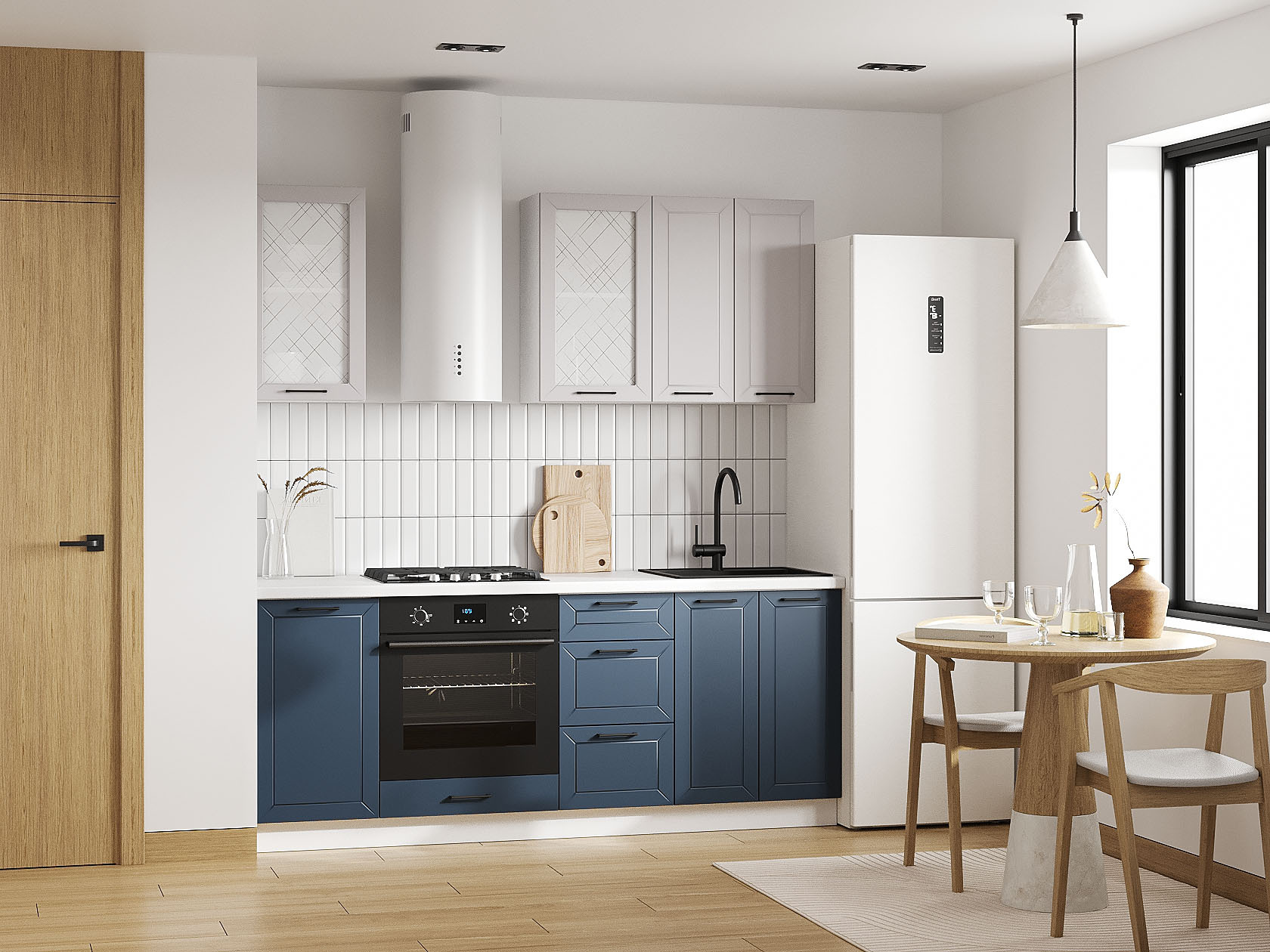 Кухонный гарнитур Вектор Кухонный гарнитур прямой 200 см Вектор 200 см фото 1