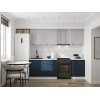 Кухонный гарнитур Вектор Кухонный гарнитур прямой с двухдверными шкафами 180 см Вектор 180 см фото 52