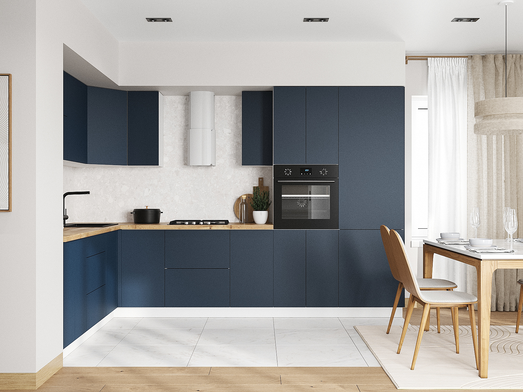 Кухонный гарнитур Модерн Кухонный гарнитур угловой 320х220 см Модерн 320х220 см фото 1