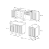 Кухонный гарнитур Кухня Хозяюшка 2,4 м Хозяюшка 240 см фото 23