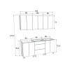 Кухонный гарнитур Модерн Кухонный гарнитур прямой 180 см Модерн 180 см фото 7