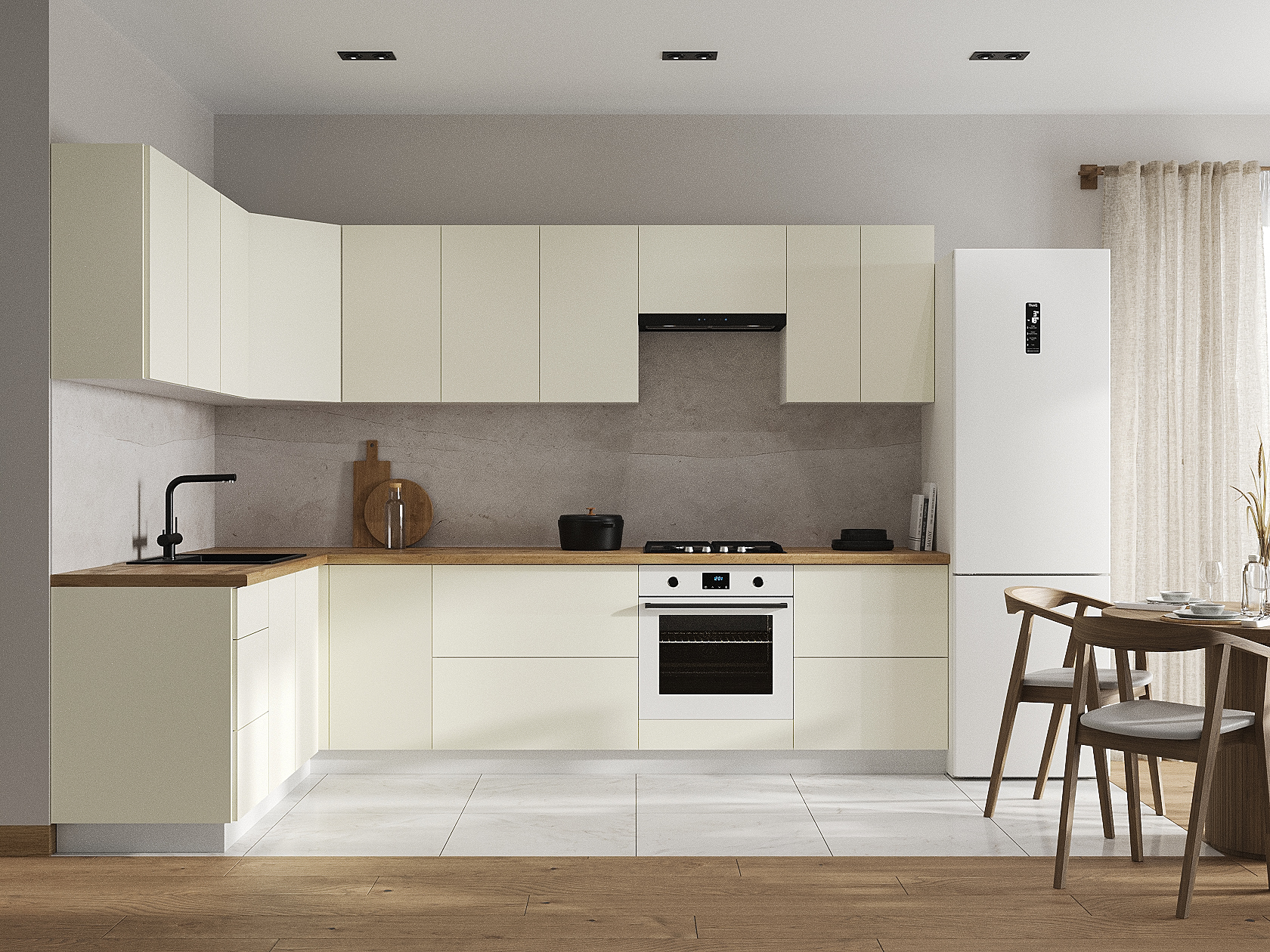 Кухонный гарнитур Модерн Кухонный гарнитур угловой 300х180 см Модерн 300х180 см фото 1