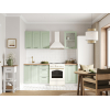 Кухонный гарнитур Грейвуд Кухонный гарнитур прямой 150 см со стеклом Грейвуд 150 см фото 1