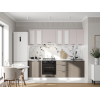 Кухонный гарнитур Аурелио Кухонный гарнитур прямой со стеклом 240 см Аурелио 240 см фото 1