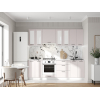 Кухонный гарнитур Аурелио Кухонный гарнитур прямой со стеклом 240 см Аурелио 240 см фото 1