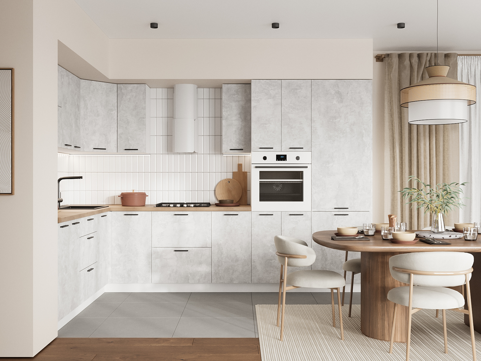 Кухонный гарнитур Модус Кухонный гарнитур угловой 320х220 см Модус 320х220 см фото 1