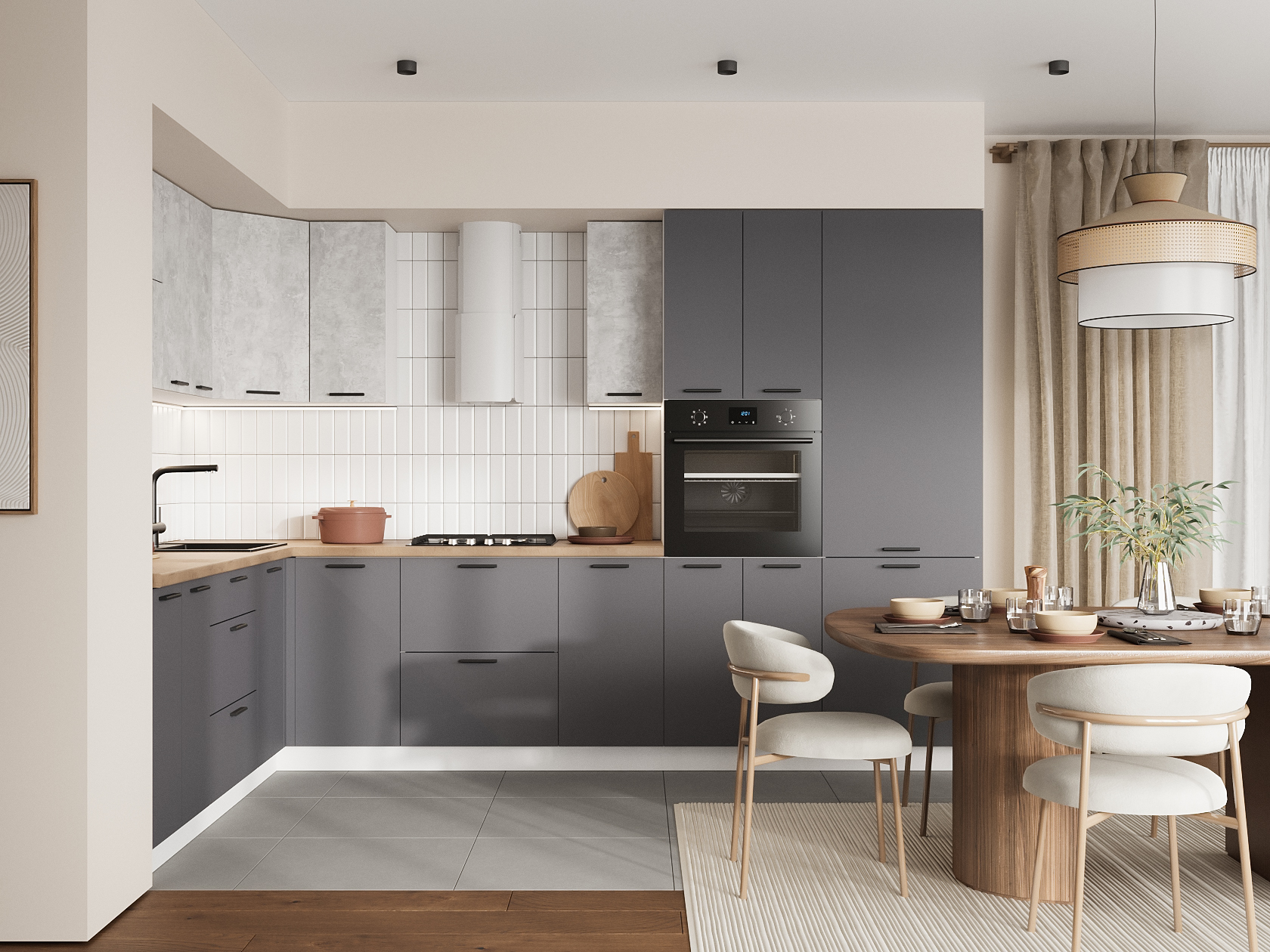 Кухонный гарнитур Модус Кухонный гарнитур угловой 320х220 см Модус 320х220 см фото 1