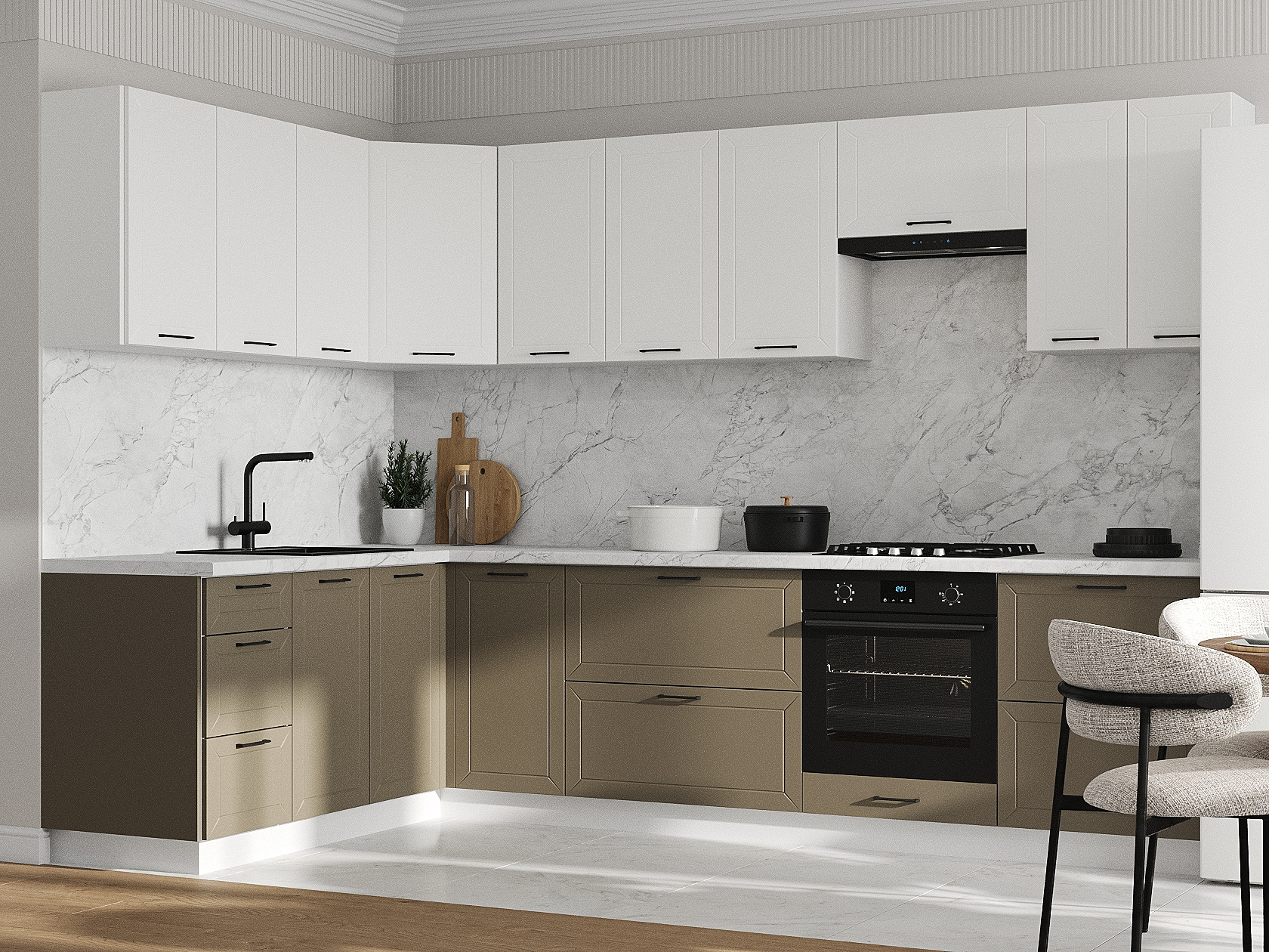 Кухонный гарнитур Вектор Кухонный гарнитур угловой 300х180 см Вектор 300х180 см фото 1