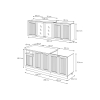 Кухонный гарнитур Кухня Хозяюшка 2 м Хозяюшка 200 см фото 22