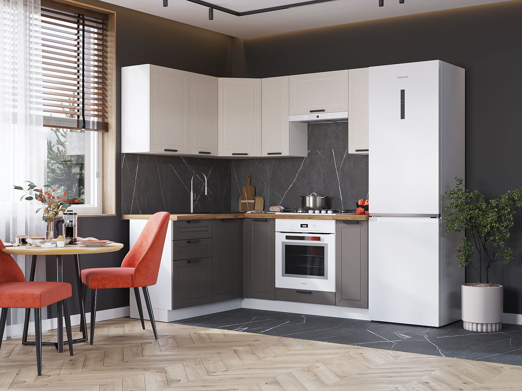 Кухонный гарнитур Оптима Кухонный гарнитур угловой 180х150 см Оптима 180х150 см фото 2