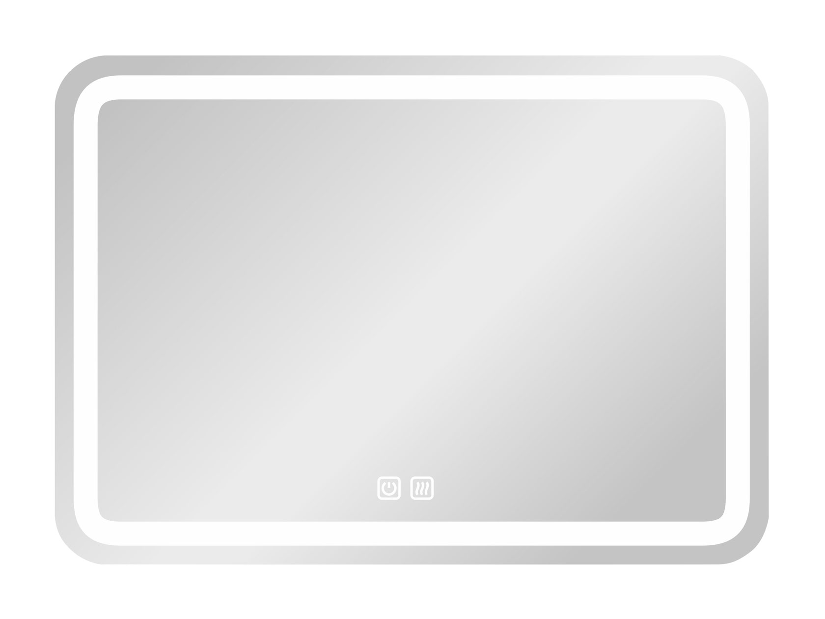 Прямоугольное зеркало LED с диммером Зеркало LED 80х60 с диммером Талмер фото 1