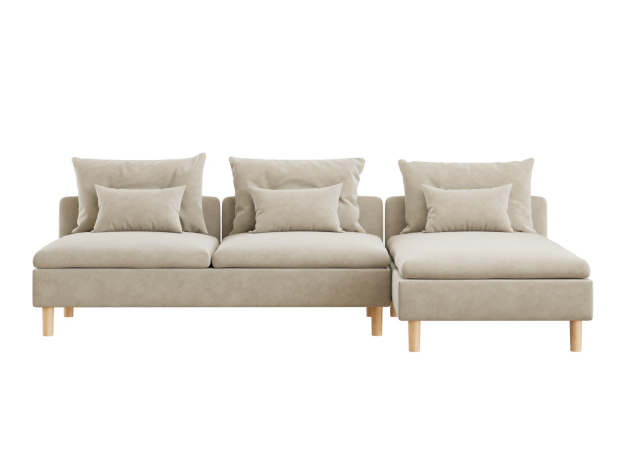 Угловой диван Калисто с оттоманкой