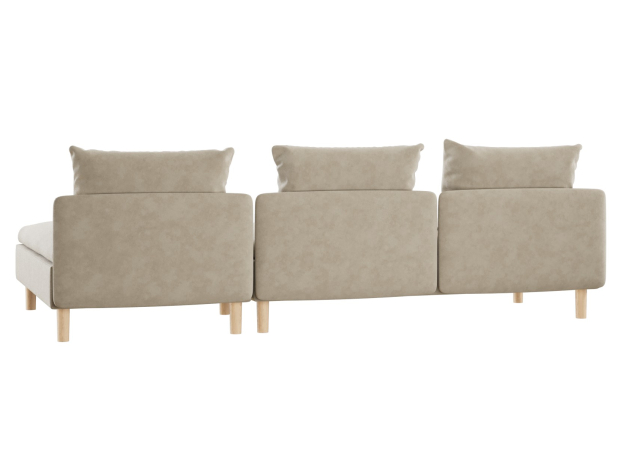 Угловой диван Калисто с оттоманкой