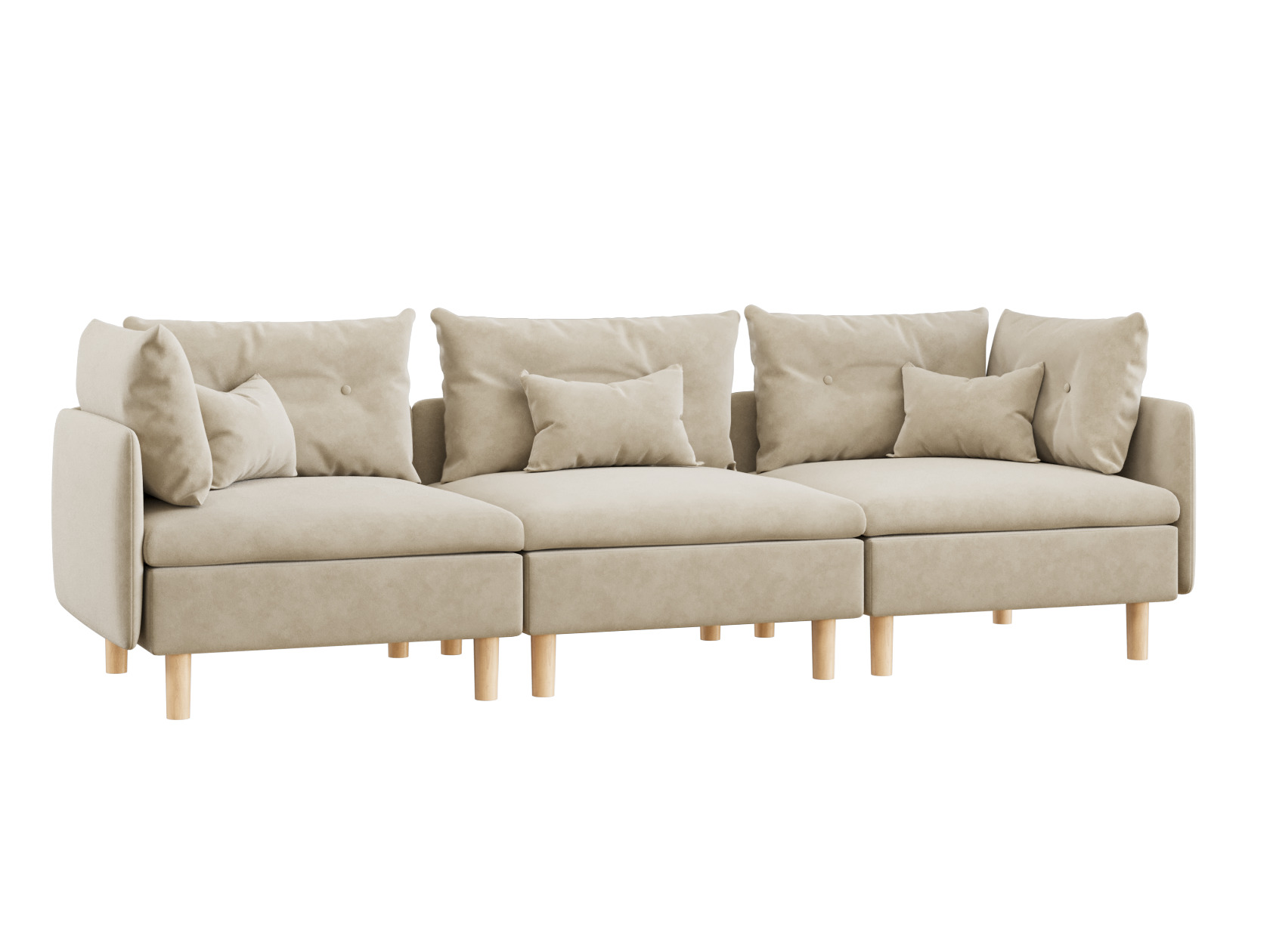 Прямой диван Калисто Макси с подлокотниками фото 1