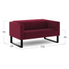 Прямой диван Эбот Мини фото 6