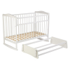 Кроватка для новорожденных Кровать детская Фея 204 с маятником Лита с маятником фото 8