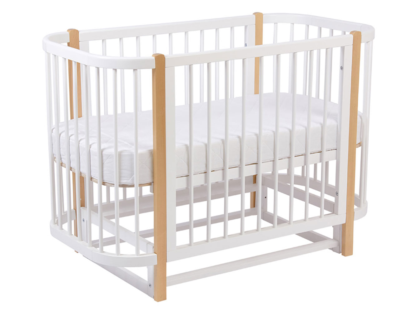 Кроватка для новорожденных Кроватка детская Polini kids Simple 350 Энни фото 1