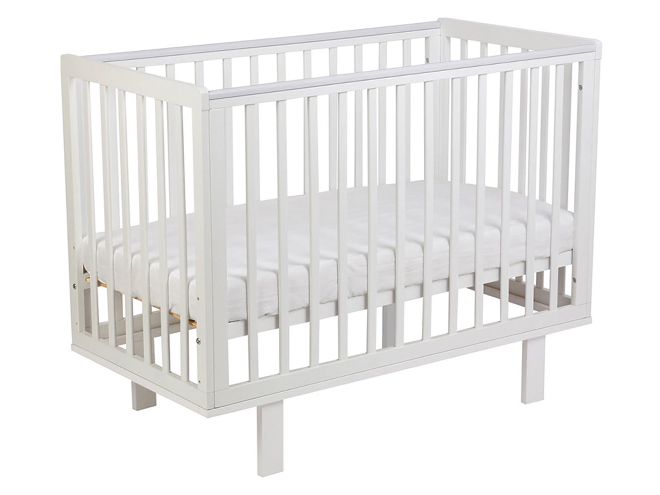Кроватка для новорожденных Кроватка детская Polini kids Simple 340 Мадс фото 1
