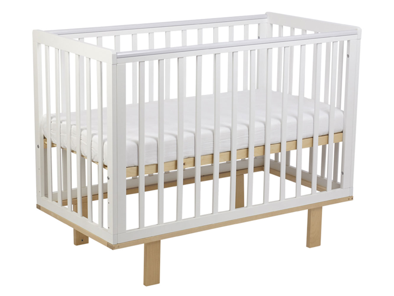 Кроватка для новорожденных Кроватка детская Polini kids Simple 340 Мадс фото 15
