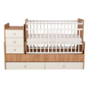 Кроватка-трансформер для новорожденных Кровать детская Фея 1100 Флор фото 23