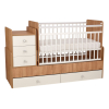Кроватка-трансформер для новорожденных Кровать детская Фея 1100 Флор фото 16