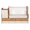 Кроватка-трансформер для новорожденных Кровать детская Фея 1100 Флор фото 24