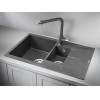 Врезная мойка Кухонная мойка кварцевая Granula 7802 GR-7802 фото 4
