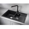 Врезная мойка Кухонная мойка кварцевая Granula 7802 GR-7802 фото 6