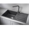 Врезная мойка Кухонная мойка кварцевая Granula 8601 GR-8601 фото 4