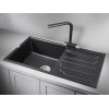 Врезная мойка Кухонная мойка кварцевая Granula 8601 GR-8601 фото 12