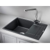 Врезная мойка Кухонная мойка кварцевая Granula 6501 GR-6501 фото 8
