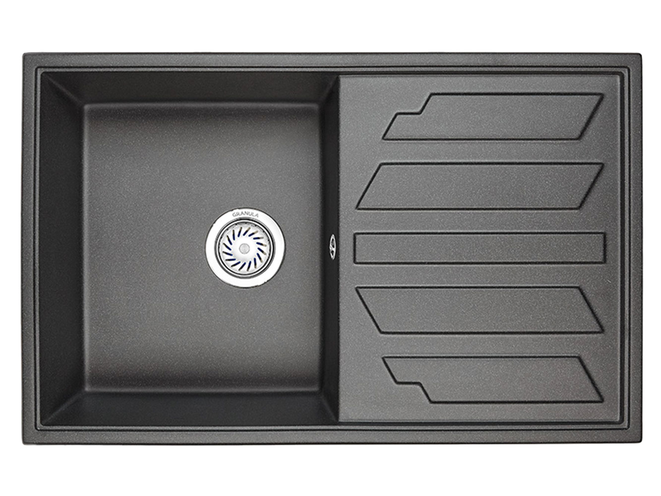 Врезная мойка Кухонная мойка кварцевая Granula 8002 GR-8002 фото 5