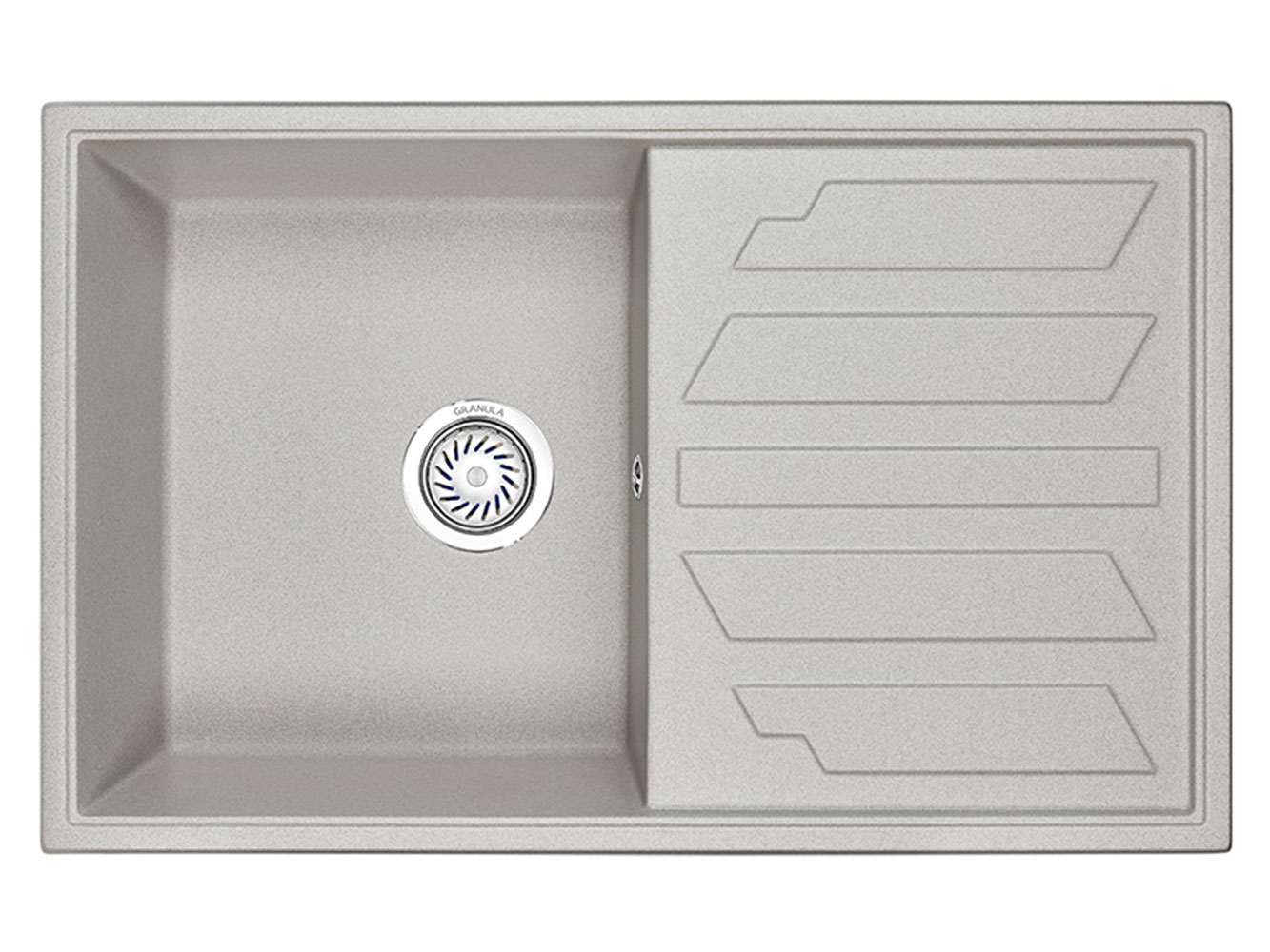 Врезная мойка Кухонная мойка кварцевая Granula 8002 GR-8002 фото 7
